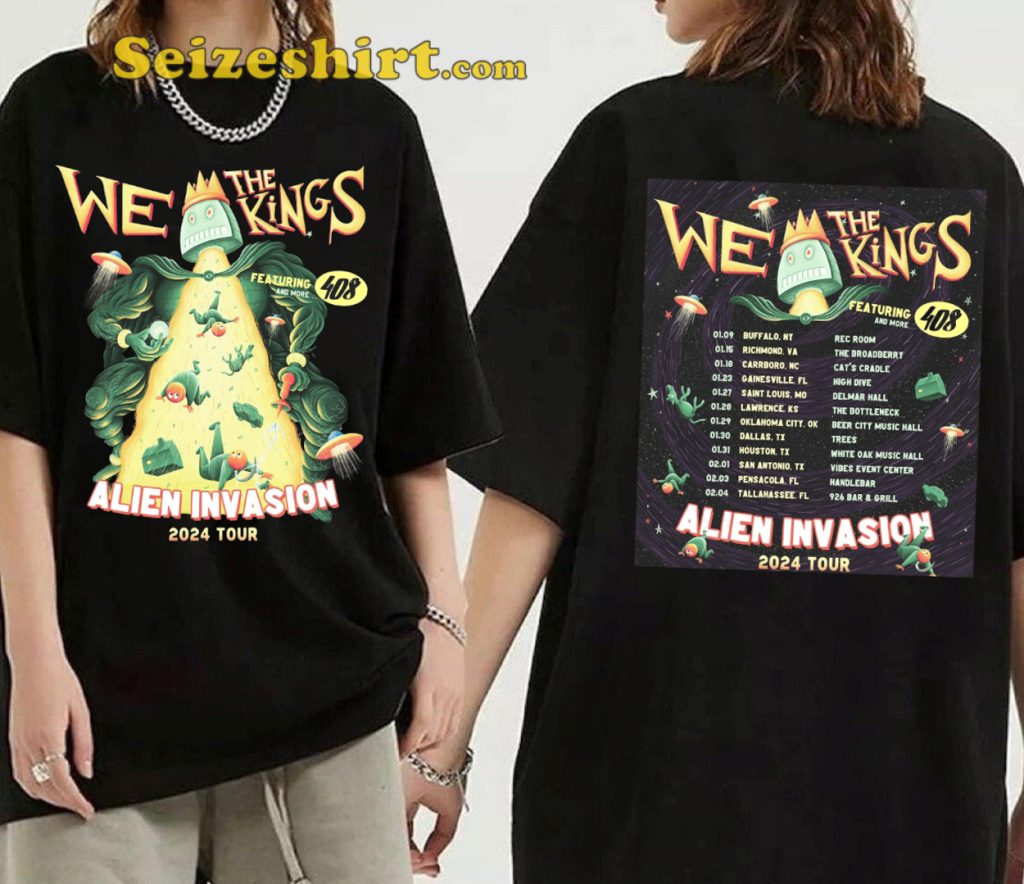 We the kings tour merch alien invasion
