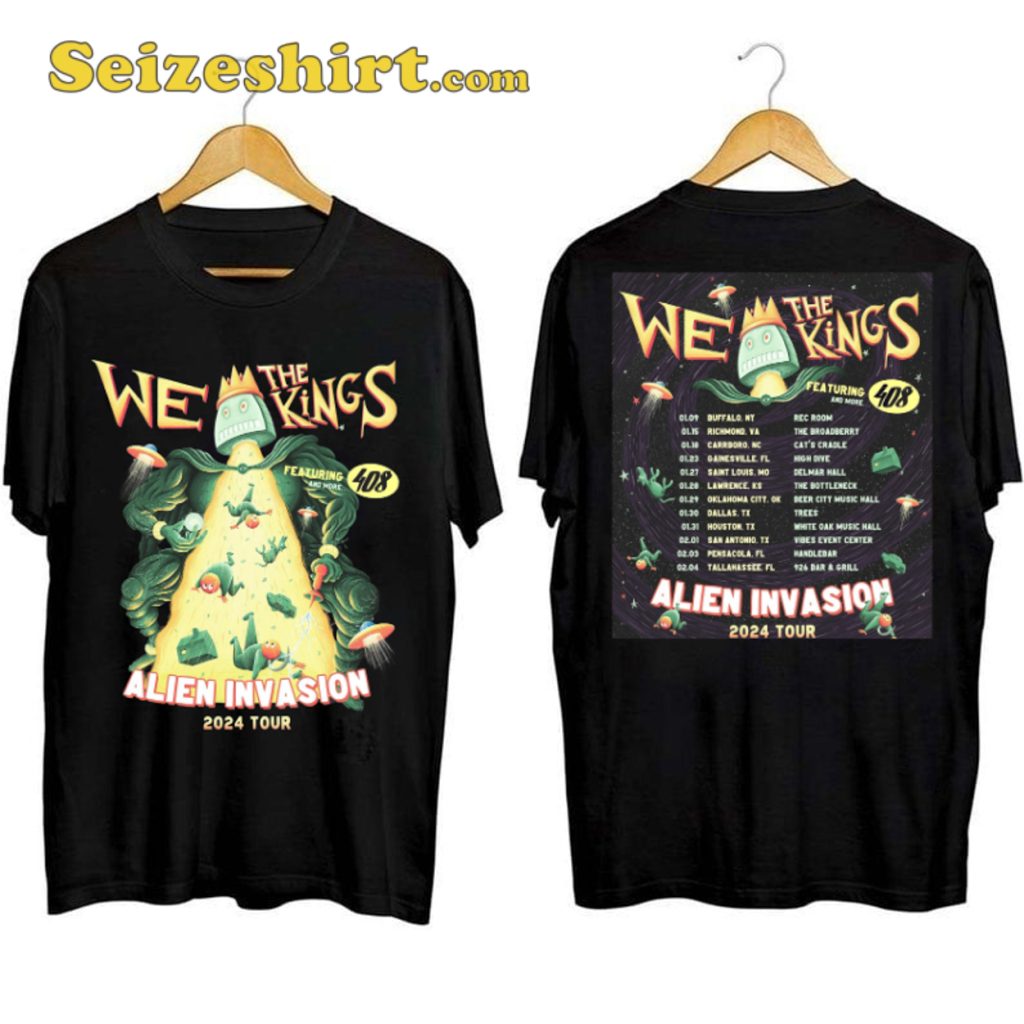 We the kings tour merch alien invasion