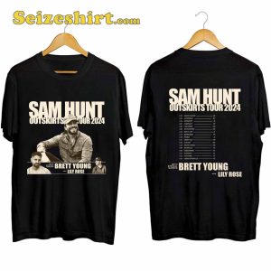 Country Music Tour 2024 Sam Hunt Outskirts Shirt