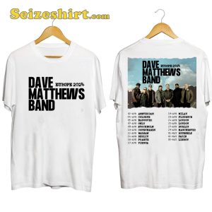 Dave Matthews Band Europe Tour 2024 T Shirt