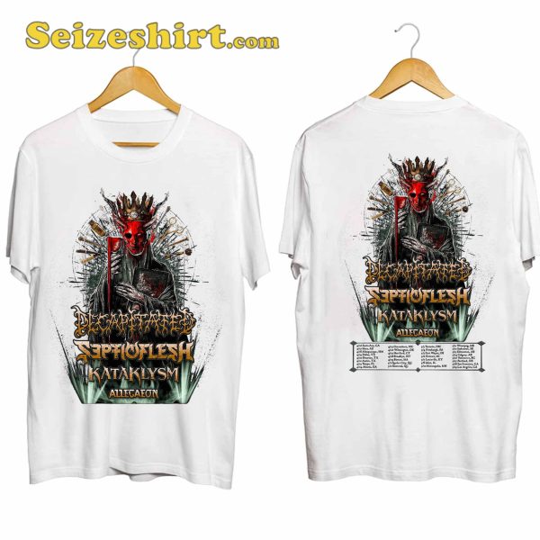 Decapitated And Septicflesh Tour 2024 T Shirt