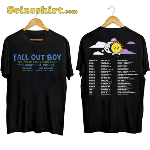 Fall Out Boy Tour Dates 2024 T Shirt