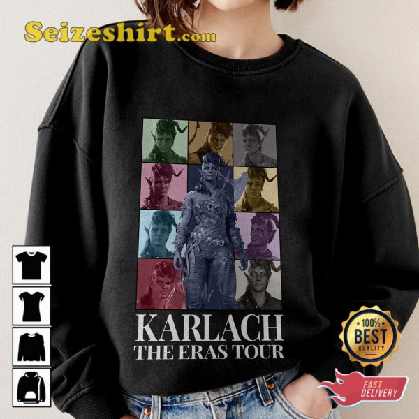 Karlach Baldurs Gate The Eras Tour Colors Shirt