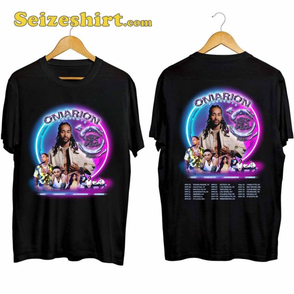 Omarion Tour 2024 The Vbz On Vbz T Shirt