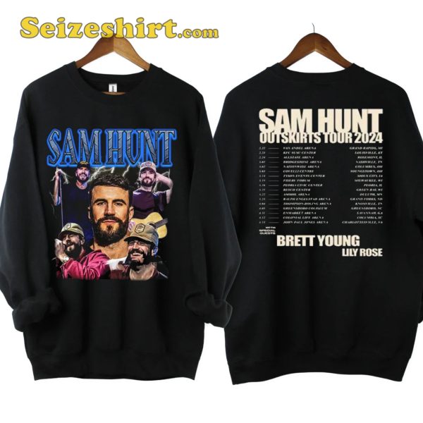 Sam Hunt Outskirts Tour 2024 Merch