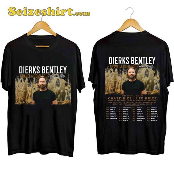 Dierks Bentley 2024 Gravel And Gold Tour Shirt