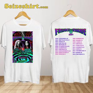 Freaks On Parade Tour 2024 Rob Zombie And Alice Coopers Shirt