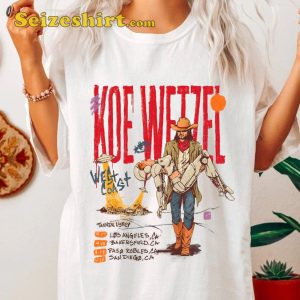 Koe Wetzel Tour 2024 West Coast Shirt