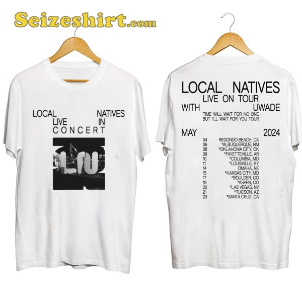 Local Natives Rock Band Tour Shirt