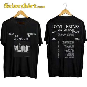 Local Natives Rock Band Tour Shirt