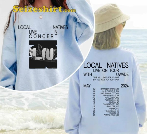 Local Natives Rock Band Tour Shirt