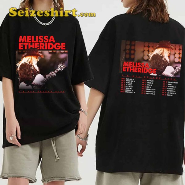 Melissa Etheridge Im Not Broken Tour Shirt