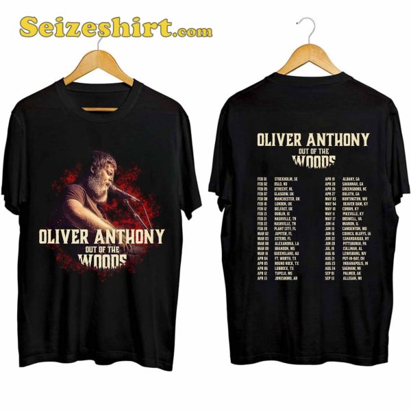 Oliver Anthony Tour 2024 Out Of The Woods Shirt