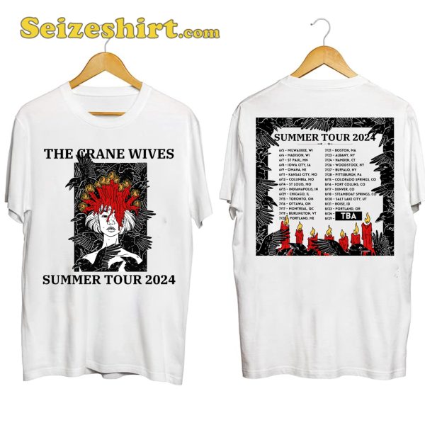 The Crane Wives Band Tour Shirt