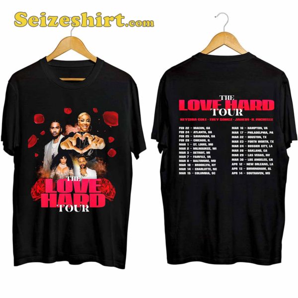 The Love Hard Tour Keyshia Cole Concert Shirt