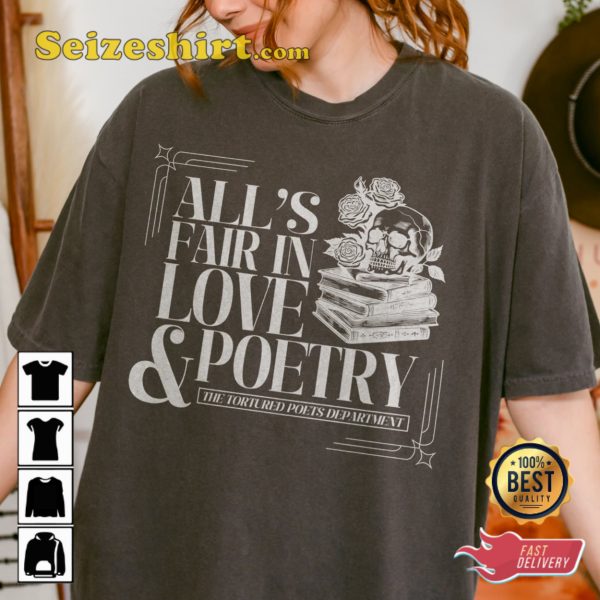The Tortured Poets Department Lyrics Shirt