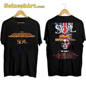 The Union Underground Band With Soil 2024 UK Tour Shirt