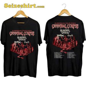 Cannibal Corpse Europe Tour Shirt