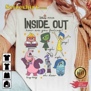 Characters From Inside Out 2 Shirt