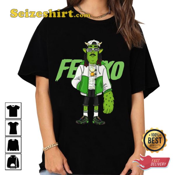 Feid Ferxxo Graphic Tee Shirt Gift For Fans