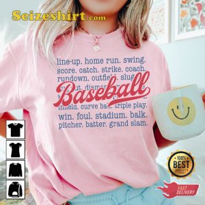 Home Run Hit In Baseball T Shirt
