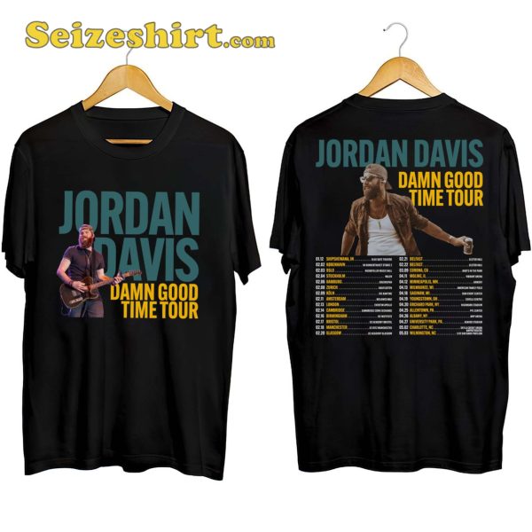 Jordan Davis Damn Good Time Tour Shirt