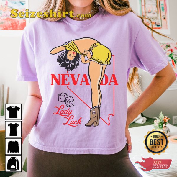Lady Luck Casino Las Vegas Nevada T Shirt