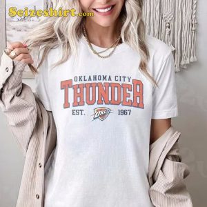 OKC Thunder Vintage Basketball Shirt