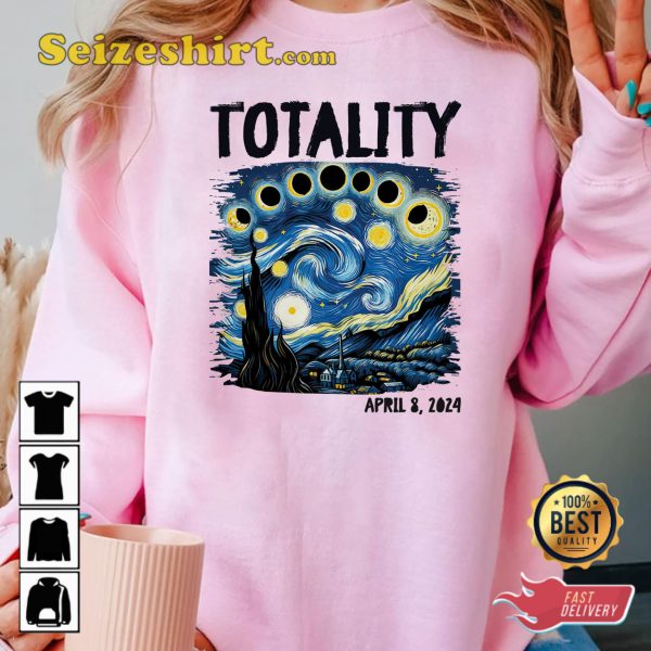 The Starry Night Total Solar Eclipse Shirt