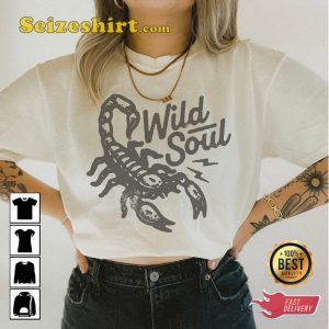 Wild Soul Black Scorpion T Shirt