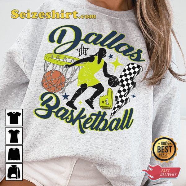 Dallas Wings WNBA Graphic Tee Shirt