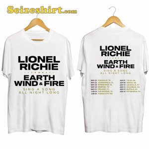 Lionel Richie Sing A Song All Night Long Tour Shirt