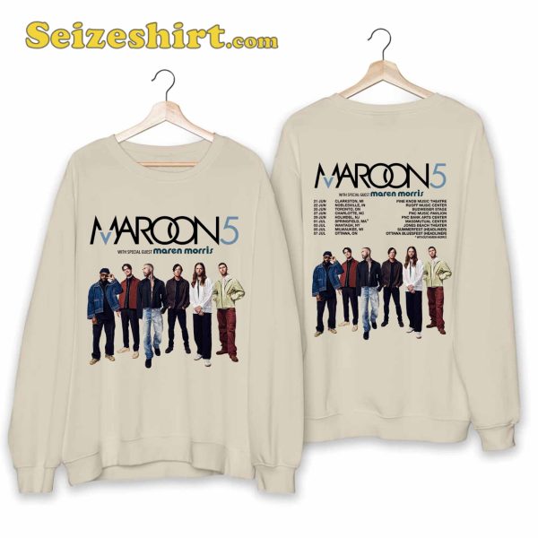 Maroon 5 With Maren Morris Tour Shirt