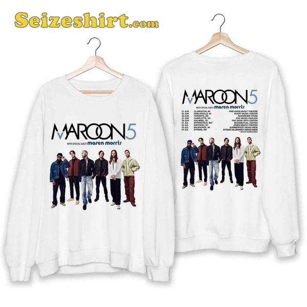 Maroon 5 With Maren Morris Tour Shirt