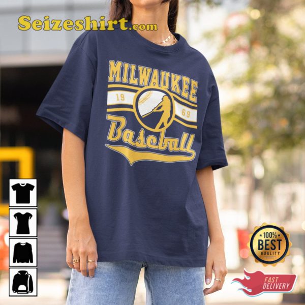 Milwaukee Brewers Baseball MLB Vintage Shirt