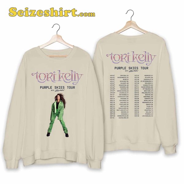 Tori Kelly Purple Skies Tour Shirt