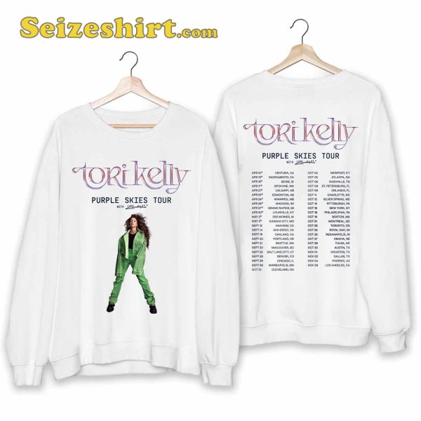 Tori Kelly Purple Skies Tour Shirt