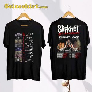 Slipknot 25th Anniversary Tour Shirt