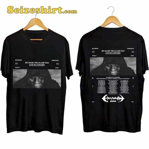 11th Dimension Ski Mask The Slump God Tour Shirt