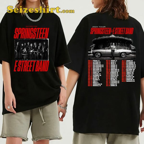 2024 Bruce Springsteen And E Street Band Tour Shirt