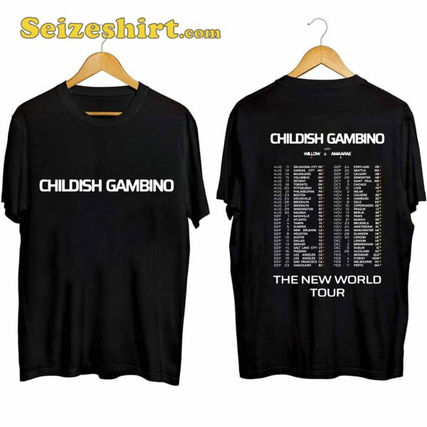 Childish Gambino The New World Tour Shirt