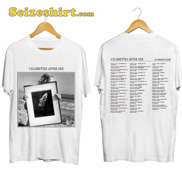 Cigarettes After Sex 2024 Tour Shirt