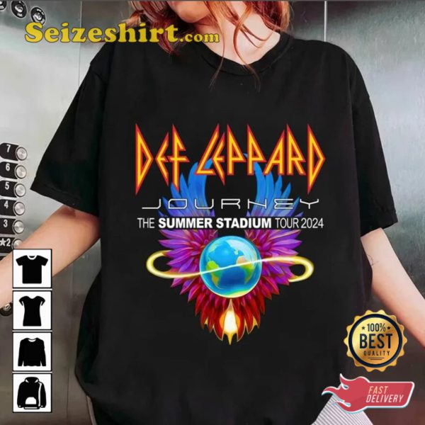 Def Leppard With Journey Summer Stadium Tour Shirt