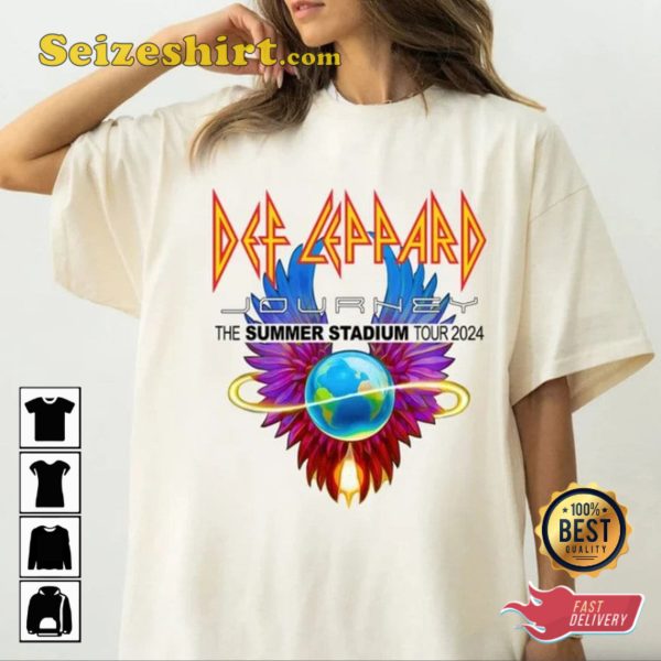 Def Leppard With Journey Summer Stadium Tour Shirt