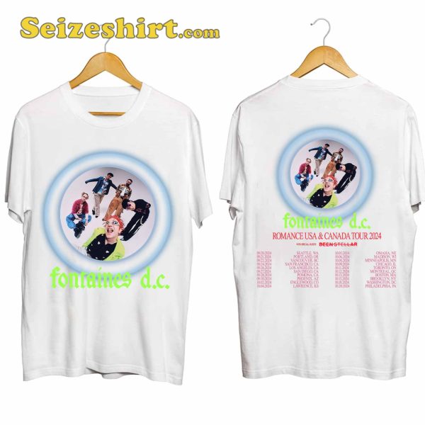 Fontaines DC Romance USA And Canada Tour Shirt