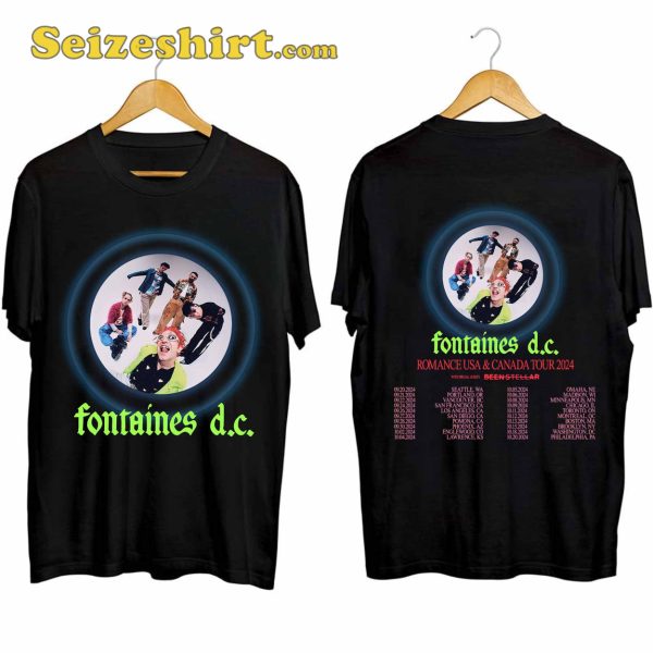 Fontaines DC Romance USA And Canada Tour Shirt