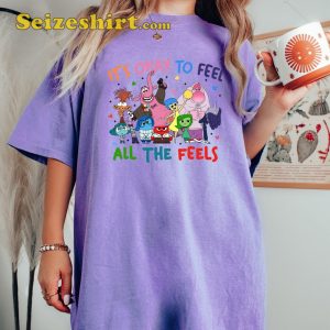 Inside Out Its Okay To Feel All The Feels Shirt