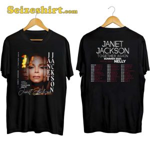 Janet Jackson Together Again Tour Dates Shirt