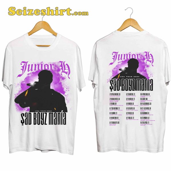 Junior H Sad Boyz Mania Tour Shirt