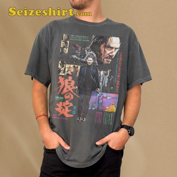 Keanu Reeves John Wick Tee Shirt